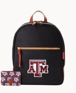 Collegiate Texas Achr(38)M University Backpack W ID Holder TEXAS A&M -Online Sale Dooney & Bourke B1797G INBLPATNTXAM 1