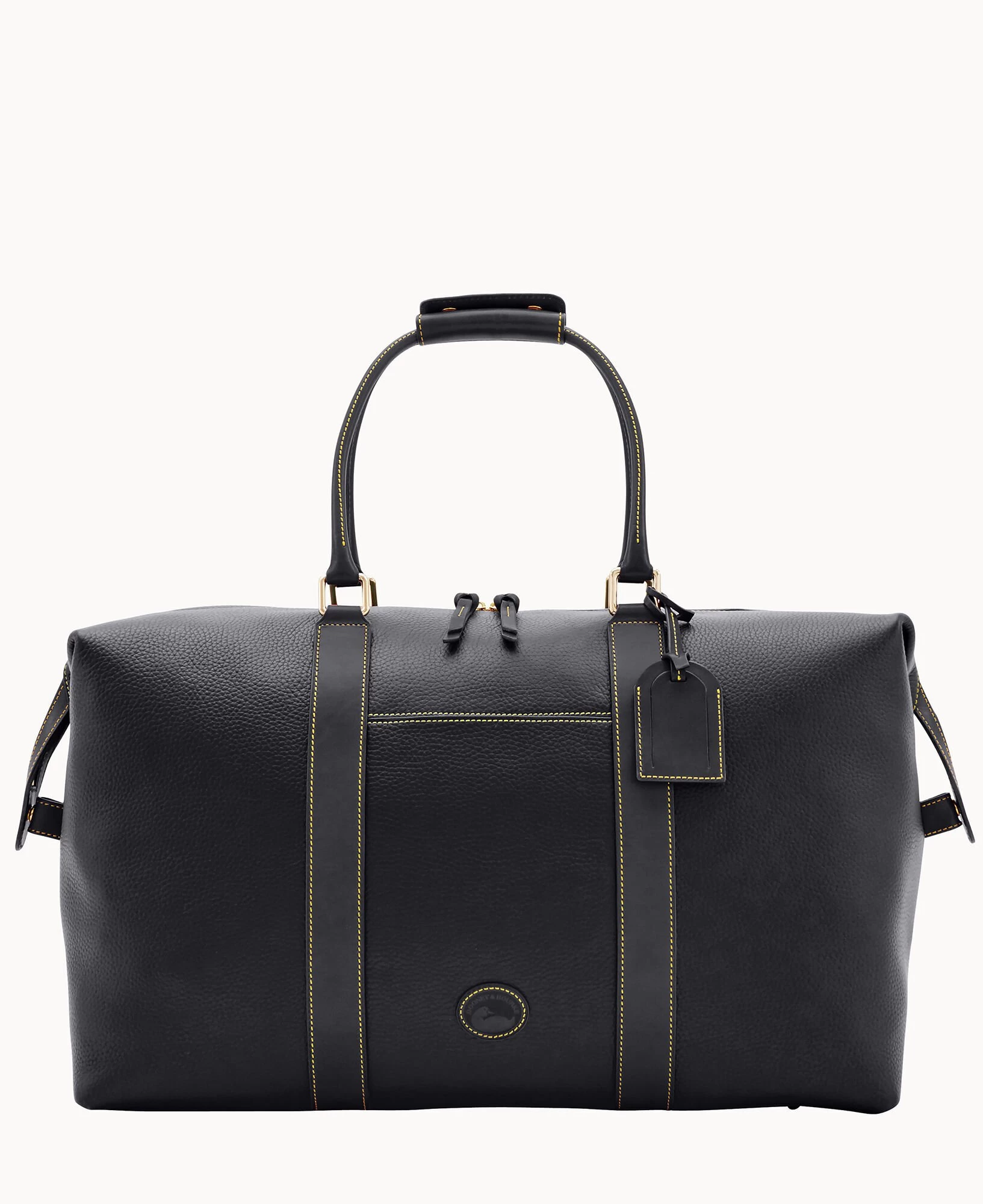 Pebble Grain Medium Duffle Black 7 Pebble Grain Medium Duffle Black - Image 5