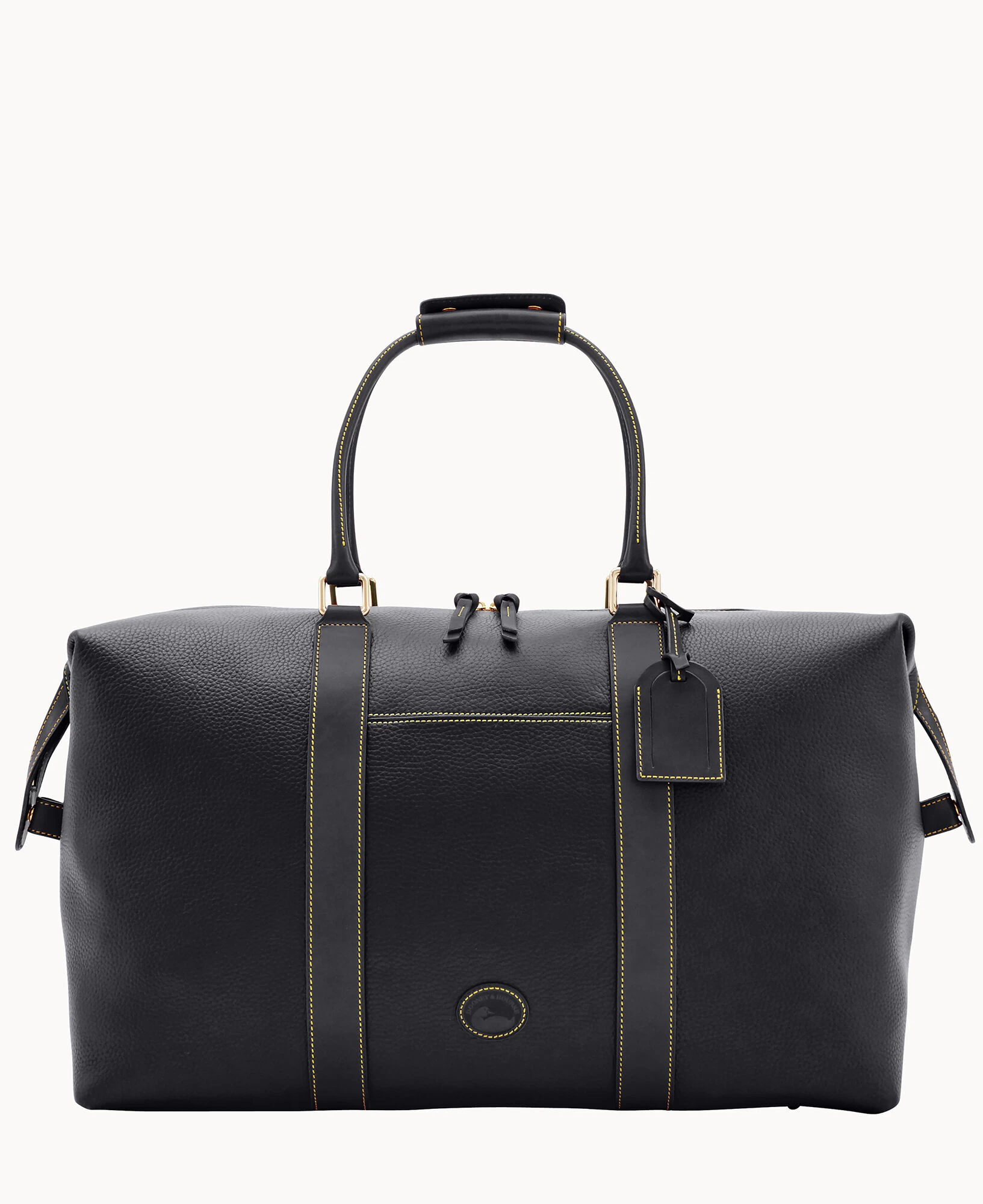 Pebble Grain Medium Duffle Black 3 Pebble Grain Medium Duffle Black