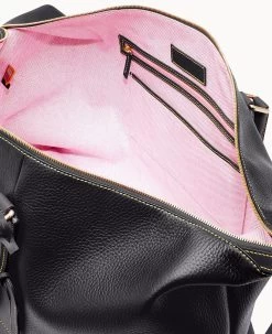 Pebble Grain Medium Duffle Black 18 Pebble Grain Medium Duffle Black -Online Sale Dooney & Bourke B1802G P1BLPABL ALT2 1