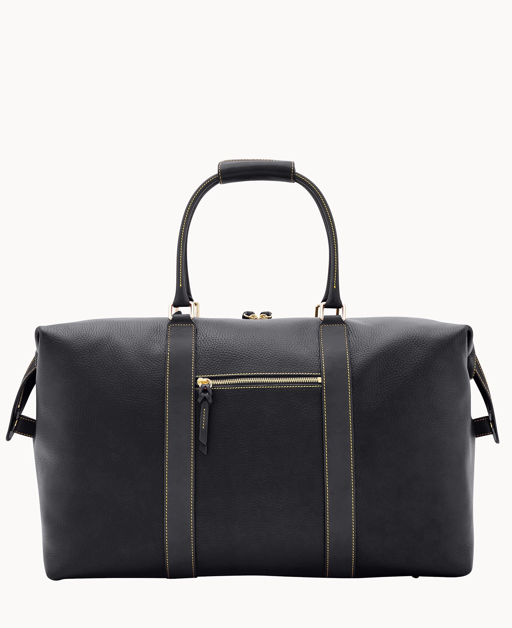 Pebble Grain Medium Duffle Black 10 Pebble Grain Medium Duffle Black - Image 8