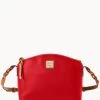 Wexford Leather Penny Crossbody Red