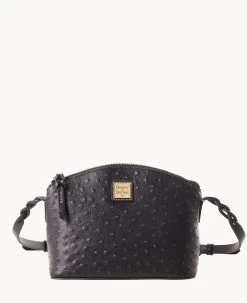 Ostrich Penny Crossbody Caramel -Online Sale Dooney & Bourke B1823G OTBLPABL