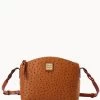 Ostrich Penny Crossbody Caramel -Online Sale Dooney & Bourke B1823G OTCAPATN