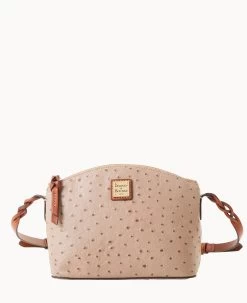 Ostrich Penny Crossbody Caramel -Online Sale Dooney & Bourke B1823G OTXDPAKR