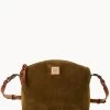 Suede Penny Crossbody Olive