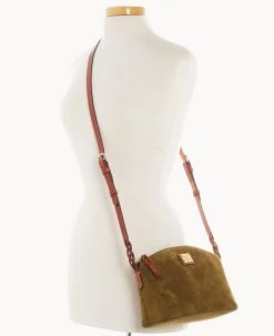 Suede Penny Crossbody Olive -Online Sale Dooney & Bourke B1823G SUOLPATN ALT4 1