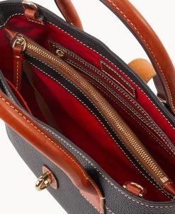Pebble Grain Cara Tote Black -Online Sale Dooney & Bourke B1828G AWBLPATN ALT2