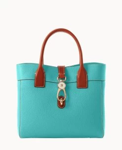 Pebble Grain Cara Tote Black -Online Sale Dooney & Bourke B1828G AWSPPATN