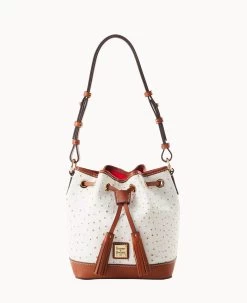Ostrich Small Drawstring Brown Tmoro -Online Sale Dooney & Bourke B1830G OTBOPAKR