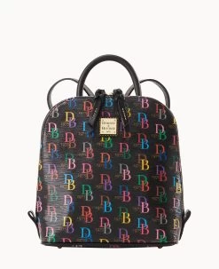DB75 Multi Small Zip Pod Backpack Black -Online Sale Dooney & Bourke B1842G 5SBLPABL 1
