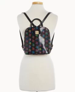 DB75 Multi Small Zip Pod Backpack Black -Online Sale Dooney & Bourke B1842G 5SBLPABL ALT4 1
