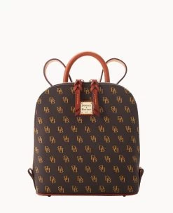 Gretta Small Zip Pod Backpack Ivy -Online Sale Dooney & Bourke B1842G NGBMPATN