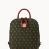 Gretta Small Zip Pod Backpack Ivy 2 Gretta Small Zip Pod Backpack Ivy -Online Sale Dooney & Bourke B1842G NGIVPATN