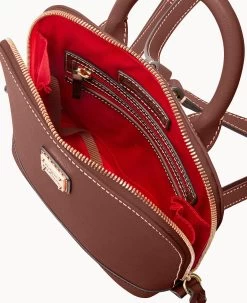 Saffiano Small Zip Pod Backpack Amber -Online Sale Dooney & Bourke B1842G SIARSIAR ALT2 1
