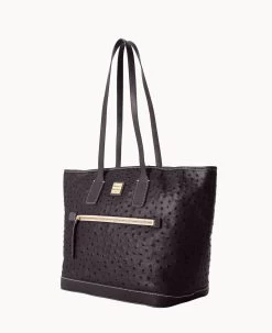 Ostrich Tote Black Black -Online Sale Dooney & Bourke B1854G OTBLPABL ALT1 1