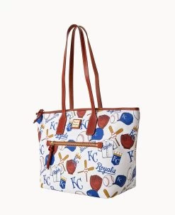 MLB Royals Tote ROYALS -Online Sale Dooney & Bourke B1854G QUMWPATNRYLS ALT1 1