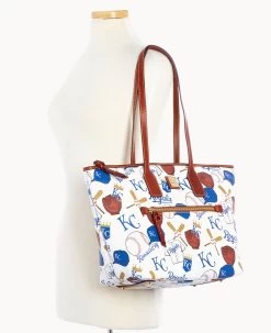 MLB Royals Tote ROYALS -Online Sale Dooney & Bourke B1854G QUMWPATNRYLS ALT4