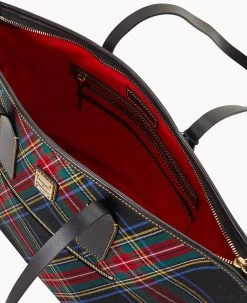 Tartan Tote Black -Online Sale Dooney & Bourke B1854G TTBLPABL ALT2