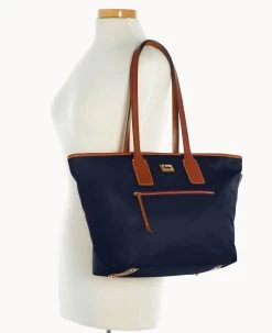 Wayfarer Tote Navy 31 Wayfarer Tote Navy -Online Sale Dooney & Bourke B1854G WWNVLSKR0000 ALT4 1