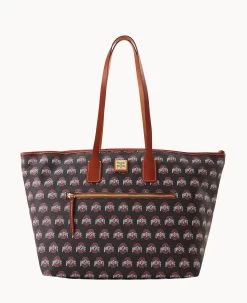 Collegiate Ohio State University Large Tote OHIO STATE -Online Sale Dooney & Bourke B1855G AABLPATNOHST 1