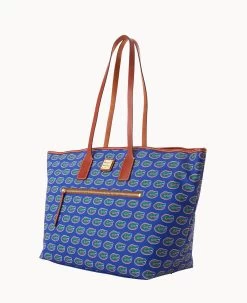 Collegiate University Of Florida Large Tote U OF FLORIDA -Online Sale Dooney & Bourke B1855G AABUPATNFLA0 ALT1 1