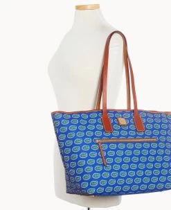 Collegiate University Of Florida Large Tote U OF FLORIDA -Online Sale Dooney & Bourke B1855G AABUPATNFLA0 ALT4