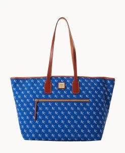 MLB Royals Large Tote ROYALS 15 MLB Royals Large Tote ROYALS -Online Sale Dooney & Bourke B1855G MJBUPATNRYLS 1