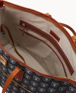 NFL Raiders Large Tote RAIDERS 13 NFL Raiders Large Tote RAIDERS -Online Sale Dooney & Bourke B1855G NJBLPATNRAID ALT2