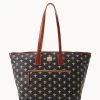 NFL Saints Large Tote SAINTS 1 NFL Saints Large Tote SAINTS -Online Sale Dooney & Bourke B1855G NJBLPATNSNTS
