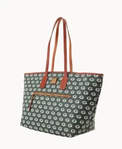NFL Packers Large Tote PACKERS -Online Sale Dooney & Bourke B1855G NJGRPATNPCKR ALT1 1