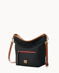 Wayfarer Small Hobo Crossbody Black -Online Sale Dooney & Bourke B1860G WWBLLSKR0000 ALT1
