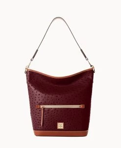 Ostrich Hobo Black Black -Online Sale Dooney & Bourke B1863G OTBGPAKR