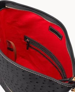 Ostrich Hobo Black Black -Online Sale Dooney & Bourke B1863G OTBLPABL ALT2 1