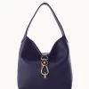 Pebble Grain Small Logo Lock Sac Midnight Blue -Online Sale Dooney & Bourke B1892G 9PMD9PMD
