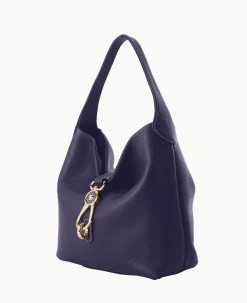 Pebble Grain Small Logo Lock Sac Midnight Blue -Online Sale Dooney & Bourke B1892G 9PMD9PMD ALT1 1