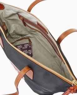 Collegiate Texas Achr(38)M University Top Zip Tote TEXAS A&M 17 Collegiate Texas Achr(38)M University Top Zip Tote TEXAS A&M -Online Sale Dooney & Bourke B1904G INBLPATNTXAM ALT2 1