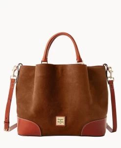 Suede Brenna Amber 27 Suede Brenna Amber -Online Sale Dooney & Bourke B1905G SUARPATN 1