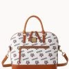 Collegiate Texas Achr(38)M University Domed Zip Satchel TEXAS A&M -Online Sale Dooney & Bourke B1914G AAWHPANATXAM