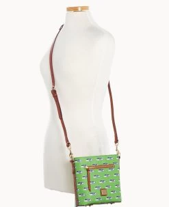NFL Seahawks Small Zip Crossbody SEAHAWKS -Online Sale Dooney & Bourke B1915G NJGRPATNSEAH ALT4 1