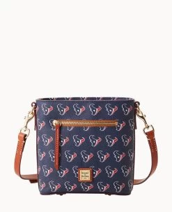 NFL Texans Small Zip Crossbody TEXANS 15 NFL Texans Small Zip Crossbody TEXANS -Online Sale Dooney & Bourke B1915G NJNVPATNTEXA 1