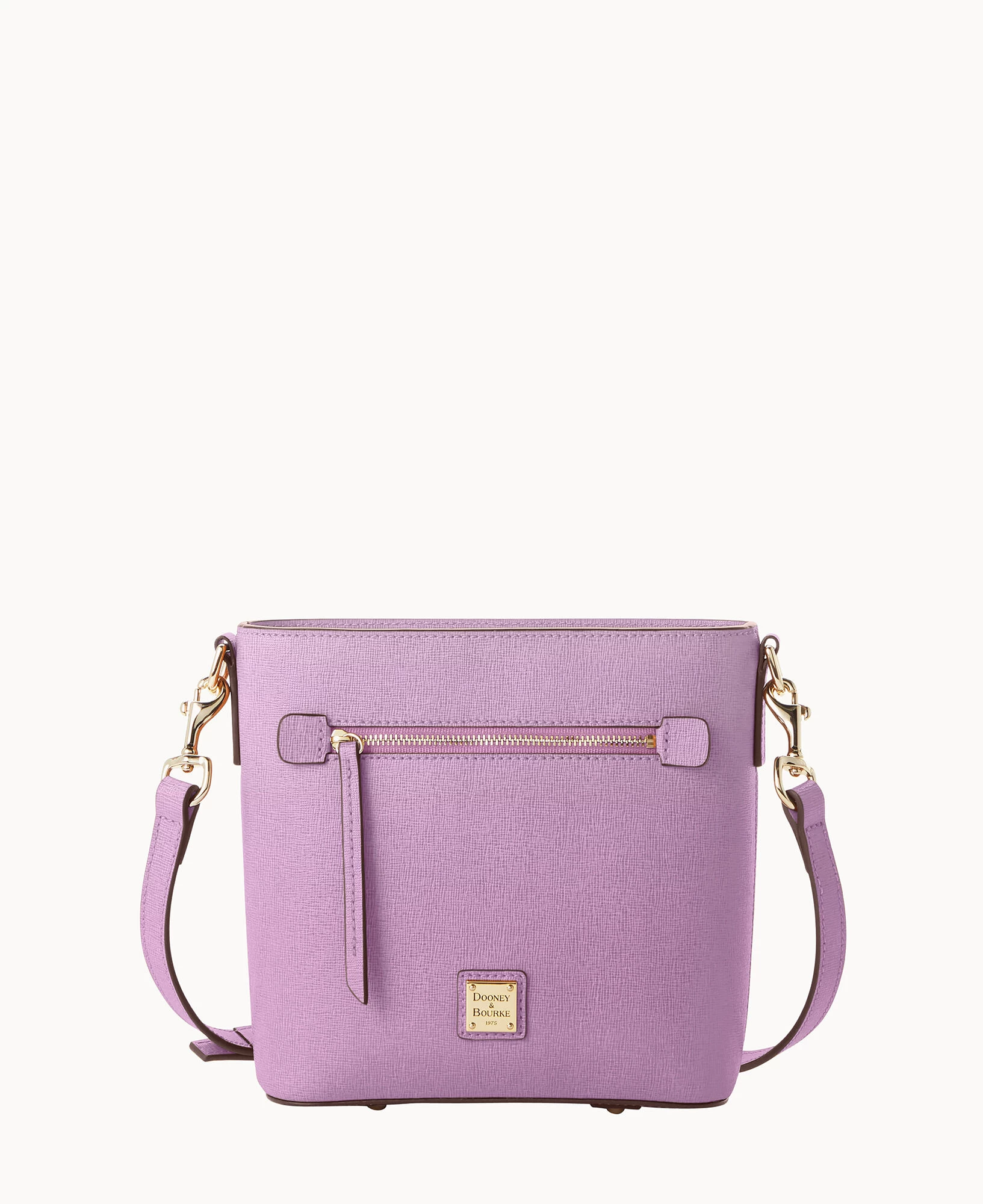 Saffiano Small Zip Crossbody Bubble Gum 16 Saffiano Small Zip Crossbody Bubble Gum - Image 14