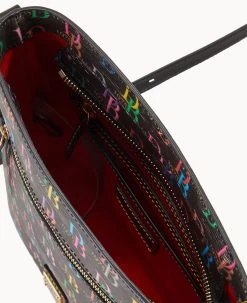 DB75 Multi Zip Crossbody Black -Online Sale Dooney & Bourke B1920G 5SBLPABL ALT2 1