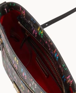 DB75 Multi Zip Crossbody Black -Online Sale Dooney & Bourke B1920G 5SBLPABL ALT2