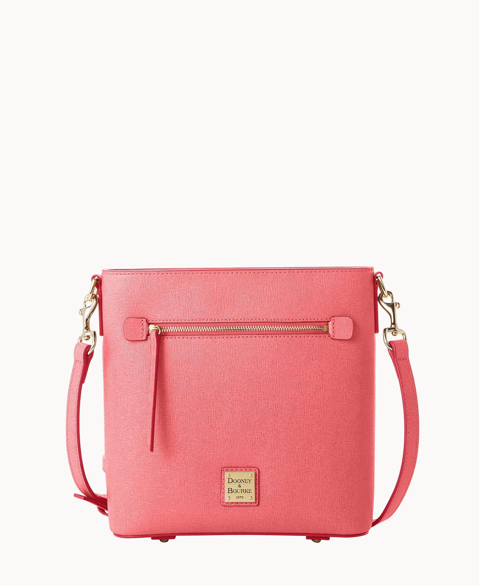 Saffiano Zip Crossbody Bubble Gum 3 Saffiano Zip Crossbody Bubble Gum