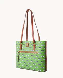 NFL Seahawks Shopper SEAHAWKS -Online Sale Dooney & Bourke B1924G NJGRPATNSEAH ALT1 1