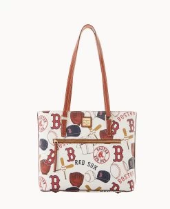 MLB Red Sox Shopper RED SOX -Online Sale Dooney & Bourke B1924G QUMWPATNRDSX 2