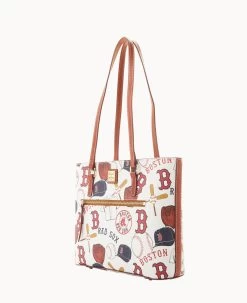 MLB Red Sox Shopper RED SOX -Online Sale Dooney & Bourke B1924G QUMWPATNRDSX ALT1 1