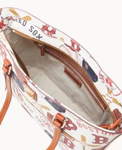 MLB Red Sox Shopper RED SOX -Online Sale Dooney & Bourke B1924G QUMWPATNRDSX ALT2