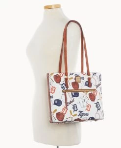MLB Tigers Shopper TIGERS -Online Sale Dooney & Bourke B1924G QUMWPATNTGRS ALT4 1